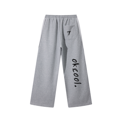 "okcool." Men's Straight-Leg Sweatpants